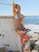 Amorette | Women's Printed Three-Piece Bikini Cover-Up