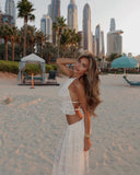 Araceli | Women's Bohemian Ruffle Summer Vacation Two-Piece Set