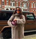 Aria | Women's Oversized Coat with Scarf