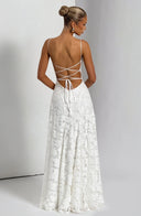 Briar | Women's Floral Sleeveless Maxi Wedding Guest Dress