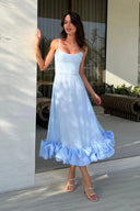 Heather | Women's Sleeveless Twirl Midi Prom Dress