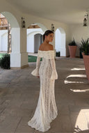 Lucy | Women's Lace Off-Shoulder Maxi Summer Dress