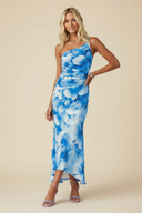Marissa | Women's One-Shoulder Floral Maxi Wedding Guest Dress