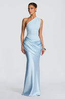Ophelia | Women's One-Shoulder Maxi Wedding Guest Dress