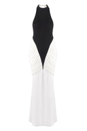 Sloane | Women's Sleeveless Backless Ruched Bodycon Maxi Dress