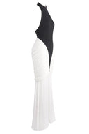 Sloane | Women's Sleeveless Backless Ruched Bodycon Maxi Dress