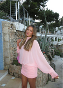 Solene | Women's Long Sleeve Mini Summer Cocktail Dress