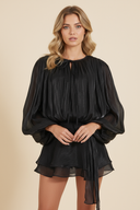 Sophia | Women’s Flowing Balloon Sleeve Mini Summer Vacation Dress