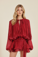 Sophia | Women’s Flowing Balloon Sleeve Mini Summer Vacation Dress