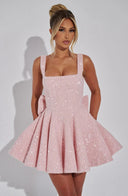 Victoria | Women’s Dazzling Sequin Bow Mini Cocktail Dress