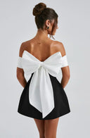 Jill | Women's Off-shoulder Mini Cocktail Dress with Bow
