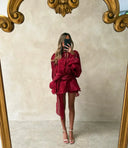 Lexi | Women's Mini Summer Dress with Ruffles and Balloon Sleeves